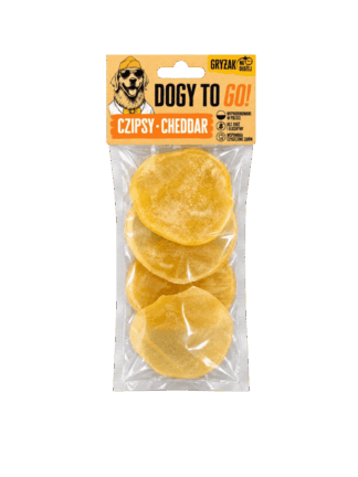 DOGY TO GO! – Czipsy Cheddar, 4 szt