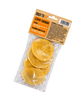 DOGY TO GO! – Czipsy Cheddar, 4 szt