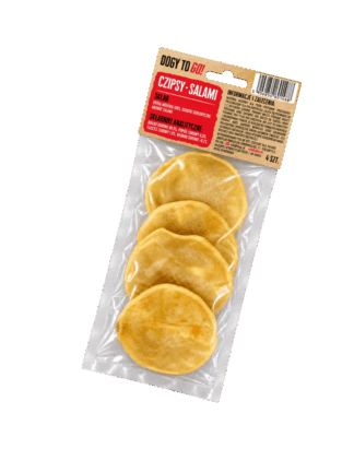 DOGY TO GO! – Czipsy Salami, 4 szt