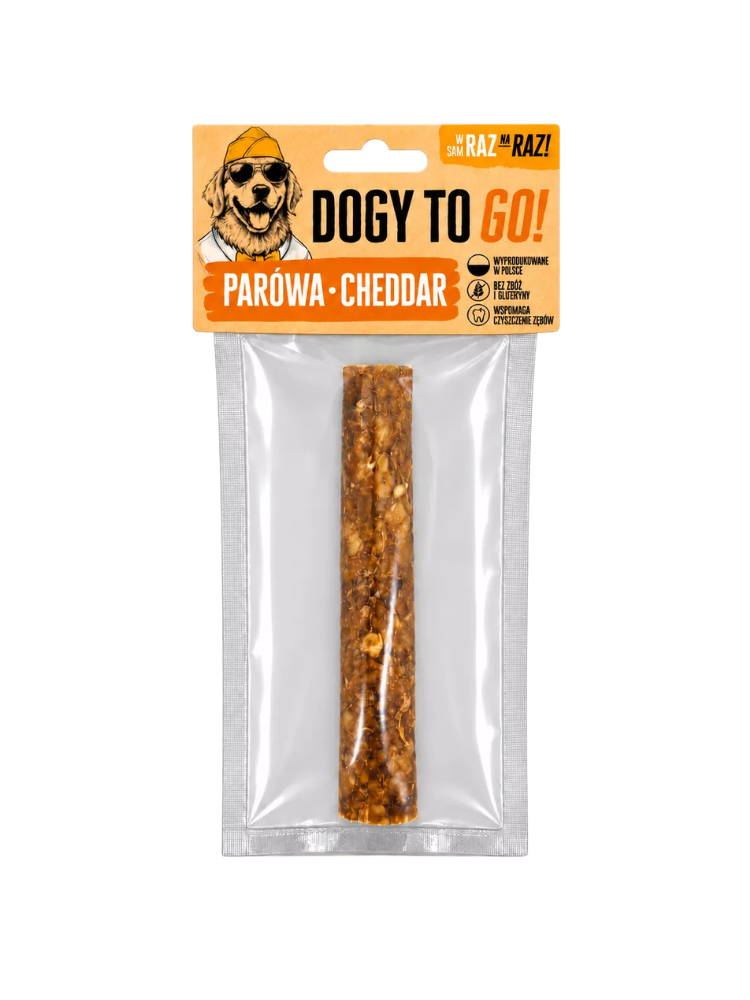 DOGY TO GO! – Parówa Cheddar