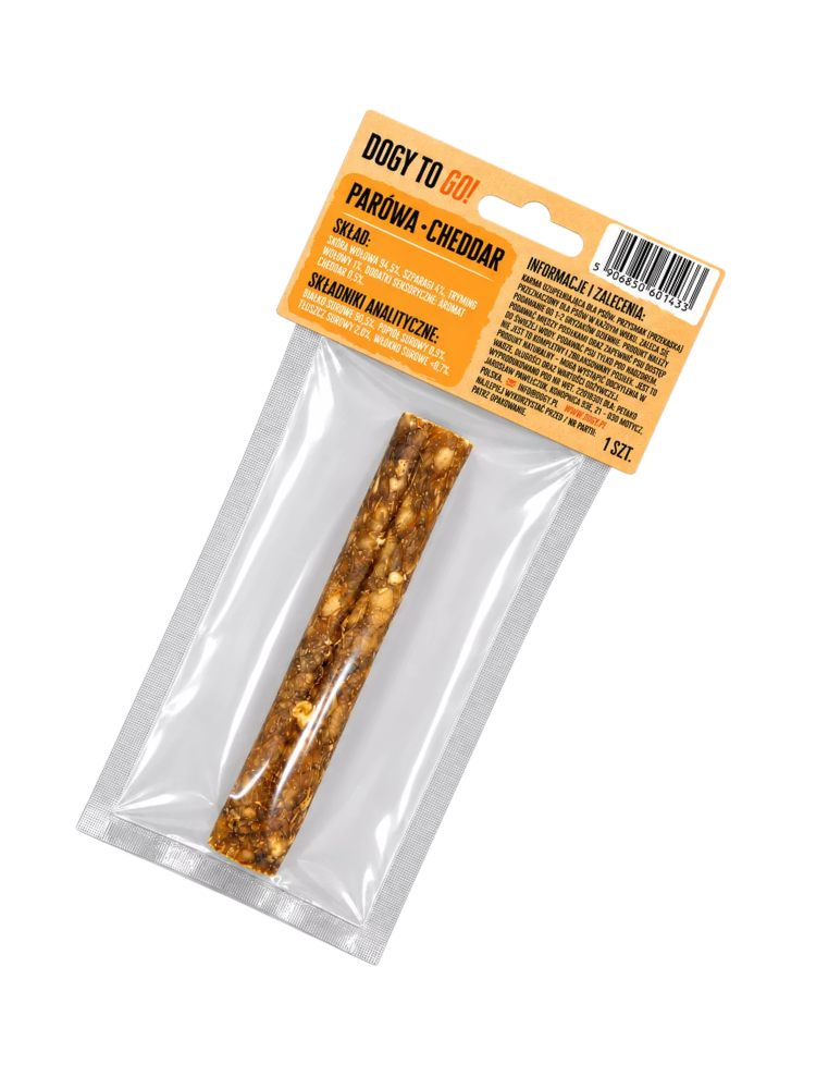 DOGY TO GO! – Parówa Cheddar