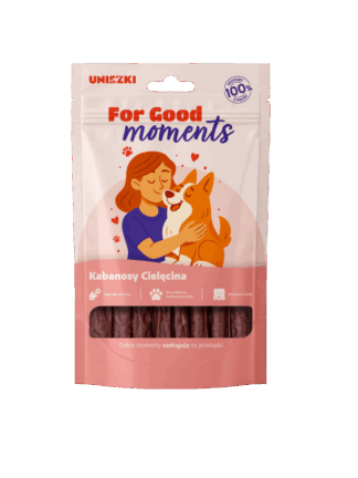 For Good Moments –  Kabanosy z Cielęciny dla Psa 70g