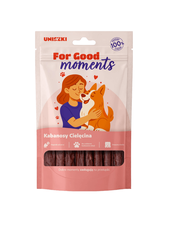 For Good Moments –  Kabanosy z Cielęciny dla Psa 70g