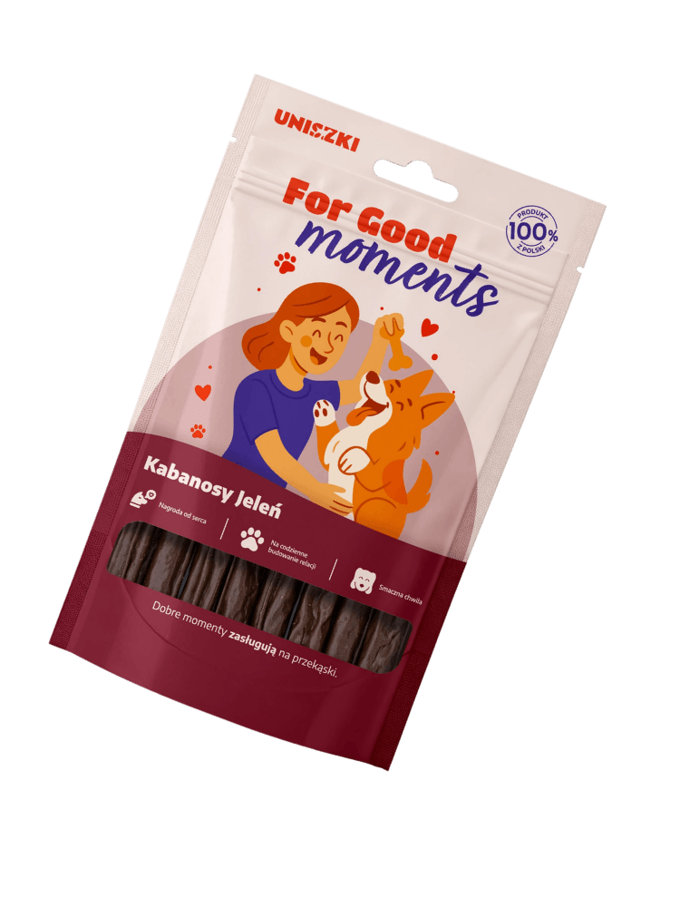 For Good Moments – Kabanosy z Jelenia dla Psa 70g