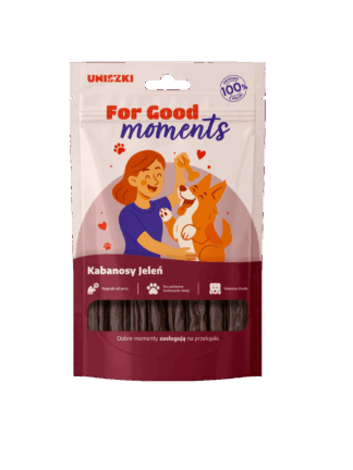 For Good Moments – Kabanosy z Jelenia dla Psa 70g