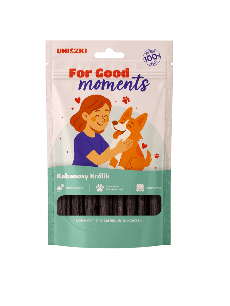 For Good Moments –  Kabanosy z Królik dla Psa 70g