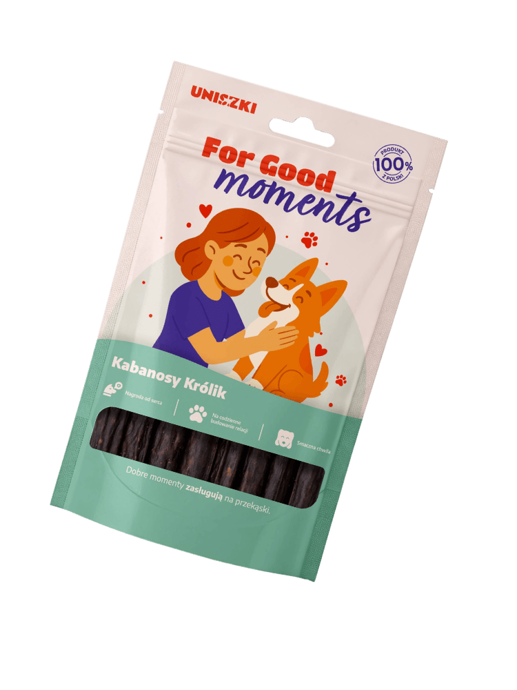 For Good Moments –  Kabanosy z Królik dla Psa 70g