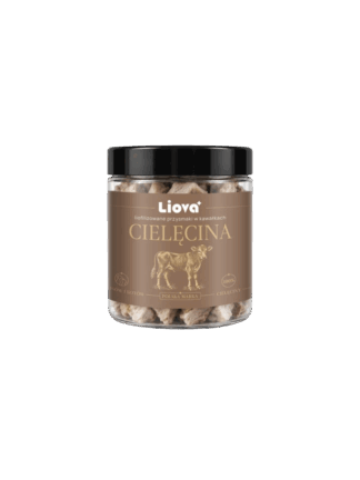 Liofilizowana Cielęcina Kawałki dla psa i kota 40 g