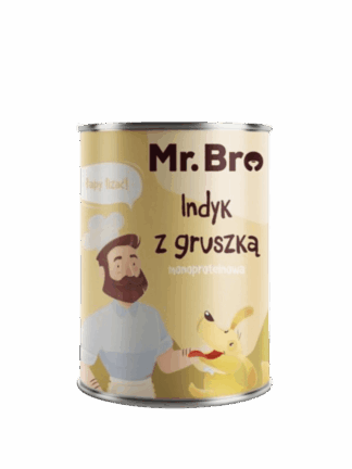Indyk z Gruszką – Monoproteinowa Karma Mokra dla Psa 400 g