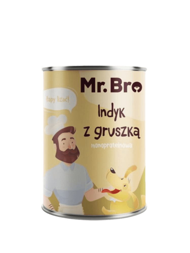 Indyk z Gruszką – Monoproteinowa Karma Mokra dla Psa 400 g
