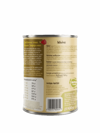 Indyk z Gruszką – Monoproteinowa Karma Mokra dla Psa 400 g