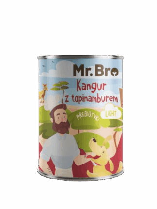 LIGHT Kangur z Topinamburem i Prebiotykami - Karma Mokra dla psa 400 g