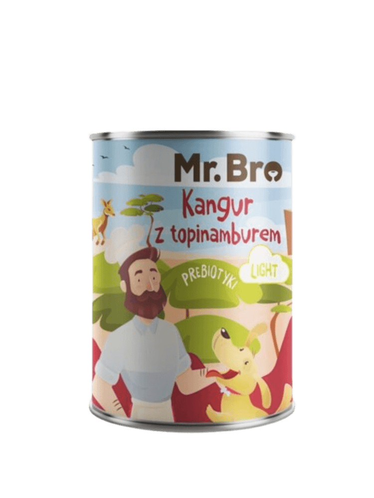 LIGHT Kangur z Topinamburem i Prebiotykami - Karma Mokra dla psa 400 g