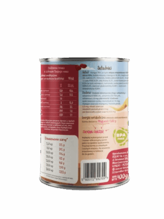 LIGHT Kangur z Topinamburem i Prebiotykami - Karma Mokra dla psa 400 g