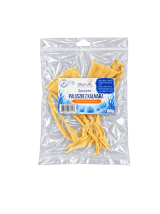 Suszone PALUSZKI z KALMARA dla Psa – Naturalny Morski Przysmak 100 g