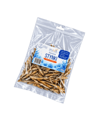 Suszone STYNKI dla Psa – Naturalne Chrupiące Smaczki Treningowe 100 g