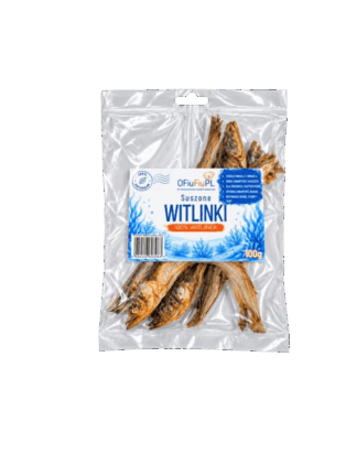 Suszone WITLINKI dla Psa – Naturalny Duży Gryzak Rybny 100 g