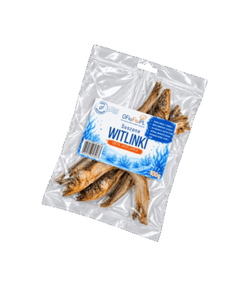 Suszone WITLINKI dla Psa – Naturalny Duży Gryzak Rybny 100 g