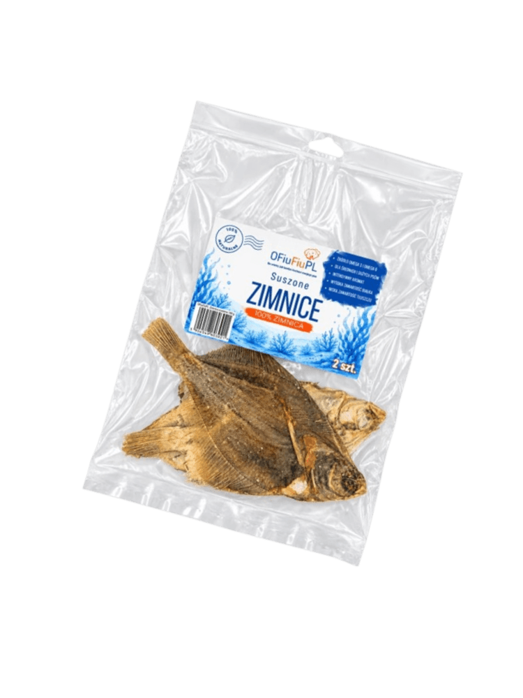 Suszone ZIMNICE dla Psa – Naturalny Duży Gryzak Rybny 2 szt