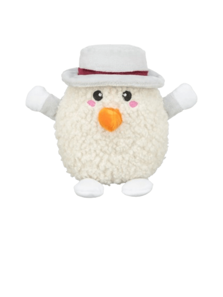 Xmas Biały Bałwanek - Świąteczna Zabawka dla psa, 25 cm