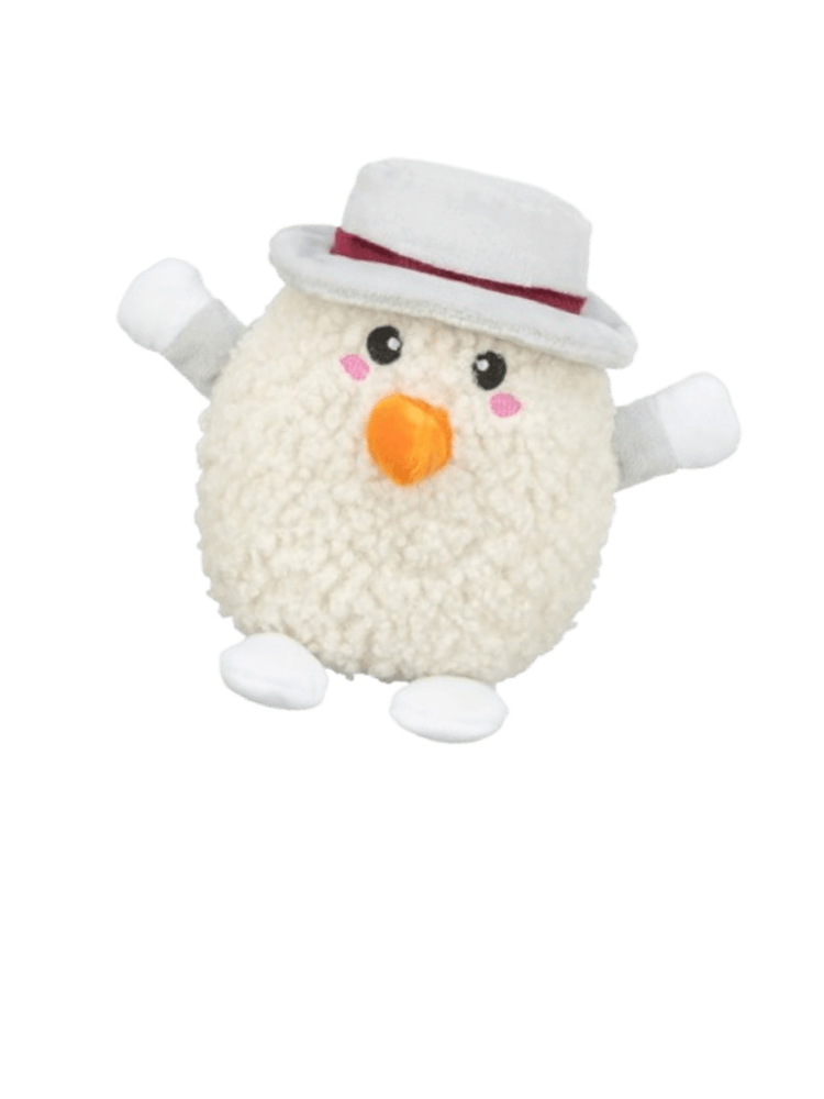 Xmas Biały Bałwanek - Świąteczna Zabawka dla psa, 25 cm