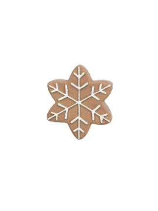Xmas Świąteczna Gwiazdka - Lateksowa Zabawka dla psa, 10 cm