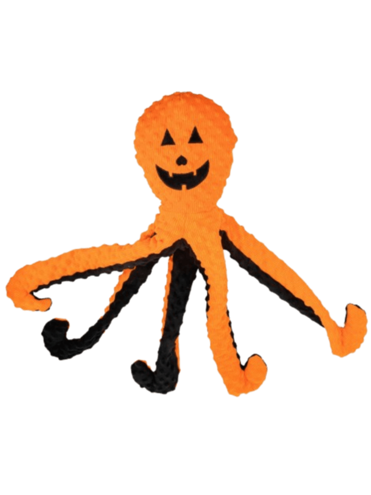 Dynia Ośmiornica z Szeleszczącymi Mackami 66 cm - Halloweenowa Zabawka dla Psa
