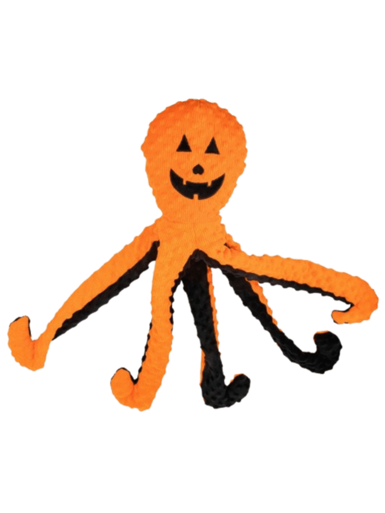 Dynia Ośmiornica z Szeleszczącymi Mackami 66 cm - Halloweenowa Zabawka dla Psa